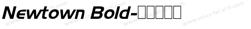 Newtown Bold字体转换